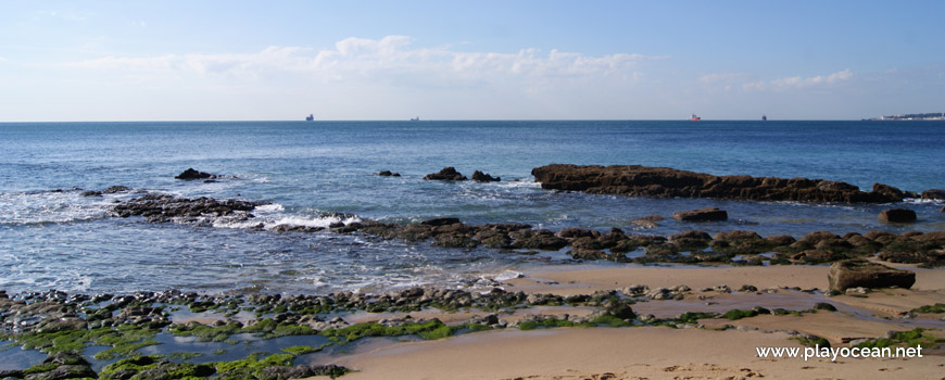 Sea at Praia da Bafureira Beach