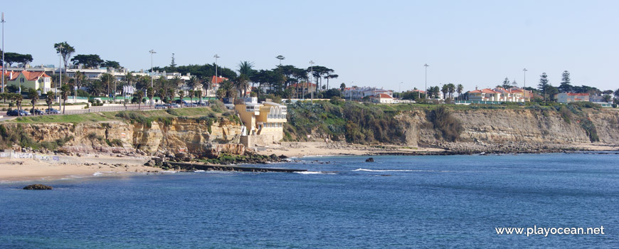 Panoramic of Praia da Bafureira Beach