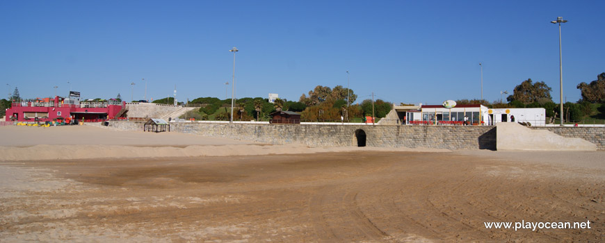 Areal molhado, Praia de Carcavelos