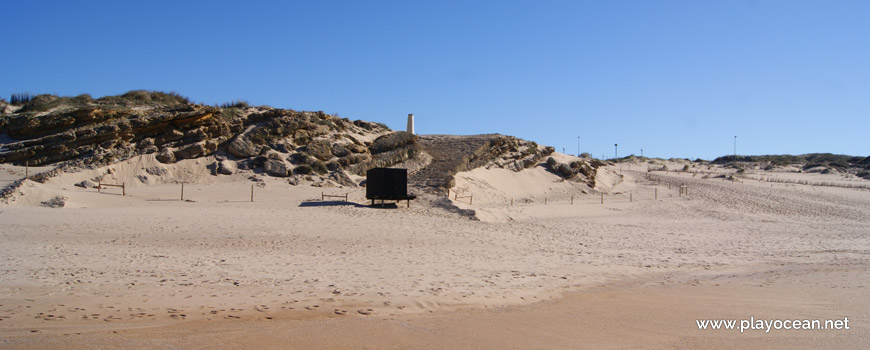 Dunas protegidas, Praia da Crismina