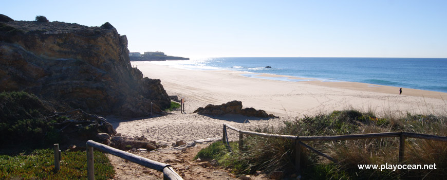 Entrance at Praia Grande do Guincho Beach