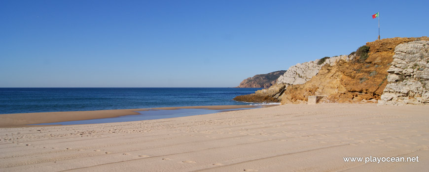 North at Praia Grande do Guincho Beach