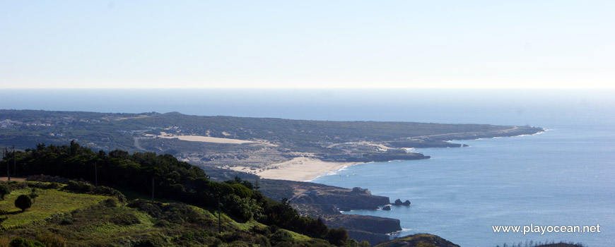 View of Praia Grande do Guincho Beach