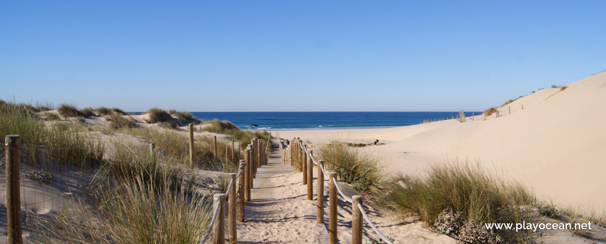 Walkway at Praia Grande do Guincho Beach