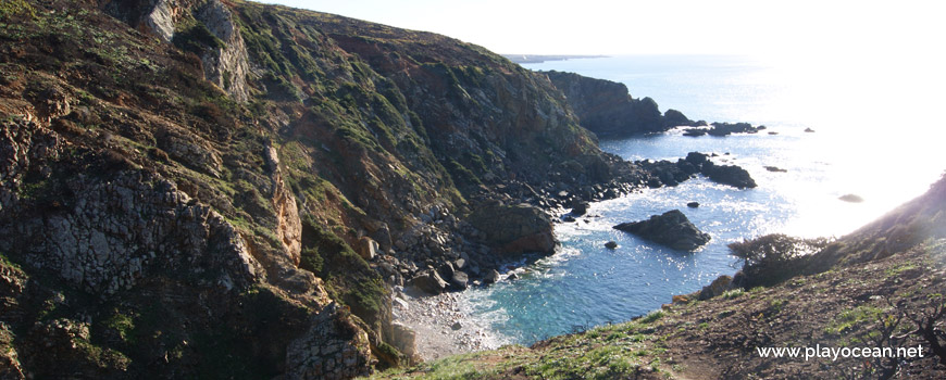 Cove of Praia da Grota Beach