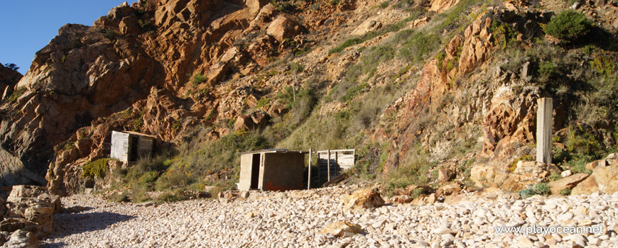 Barracks at Praia do Porto do Touro Beach