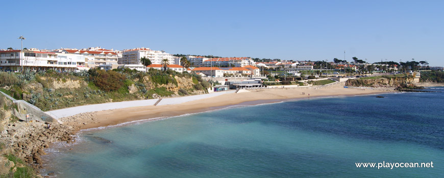 Panoramic of Praia de São Pedro do Estoril Beach