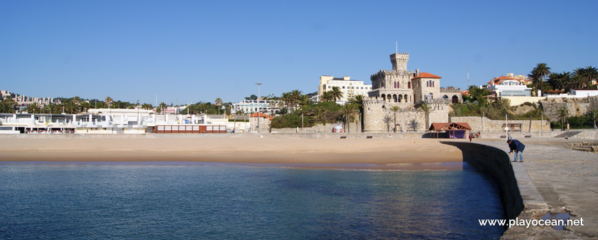 East part, Praia do Tamariz Beach