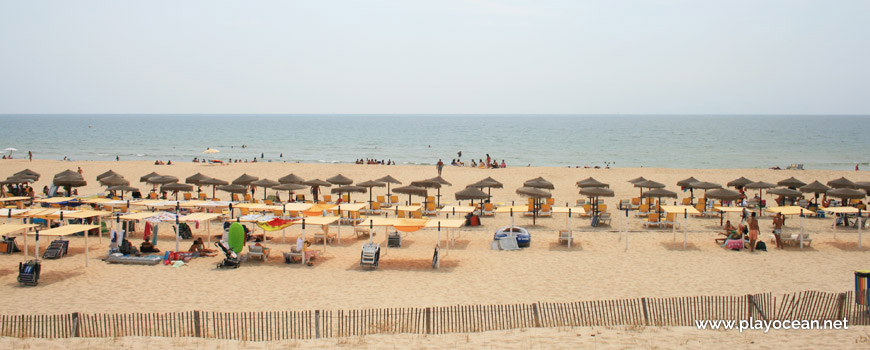 Lifeguarded area of Praia do Cabeço Beach
