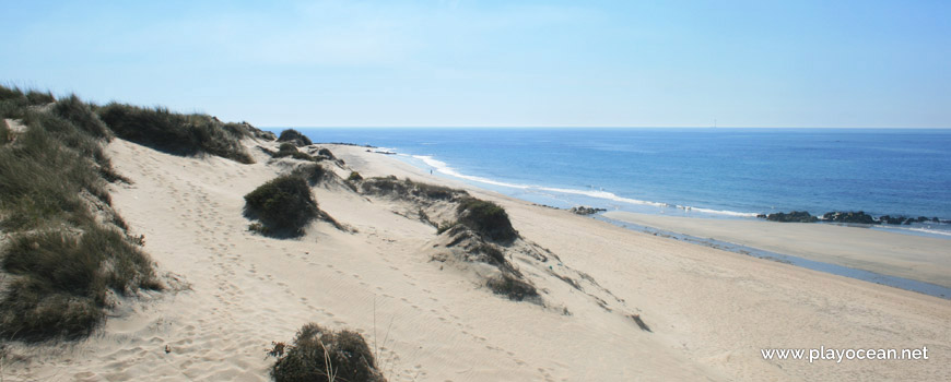 South of Praia de Fão Beach