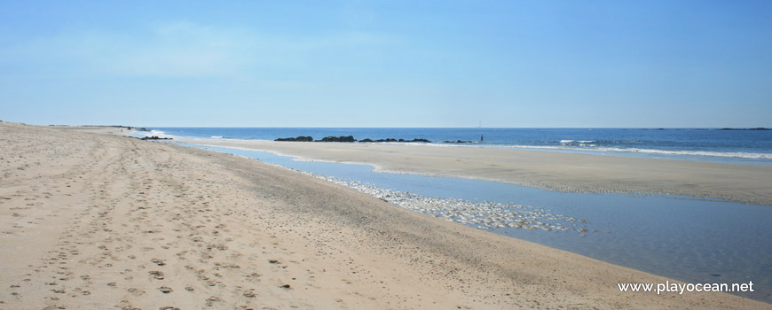 Maré baixa, Praia de Fão