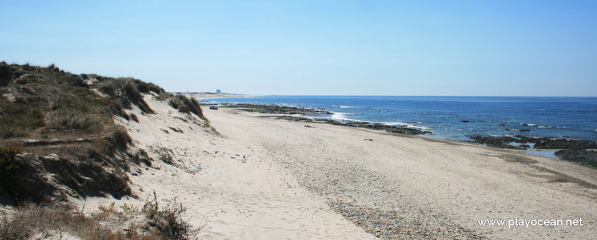 South at Praia de Marinhas Beach