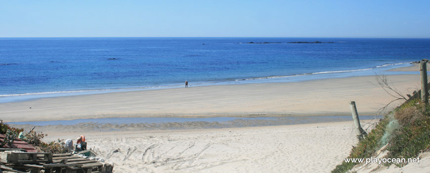 Low tide at Praia Nova Beach