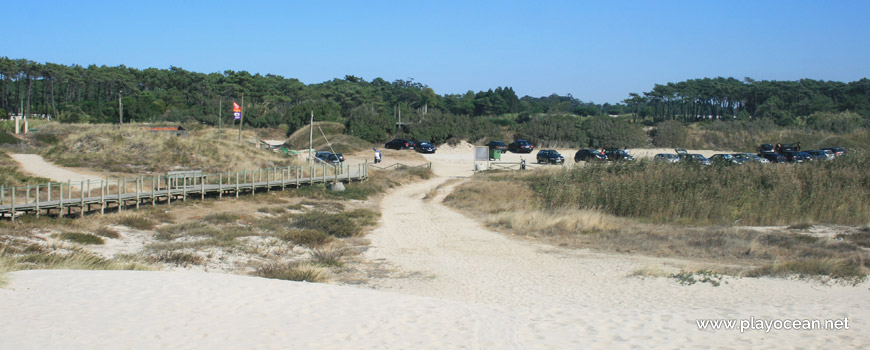 Parking at Praia da Ramalha Beach