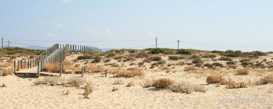 Access to Praia de Faro (East) Beach