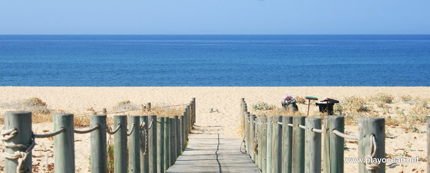 Entrance of Praia de Faro (East) Beach