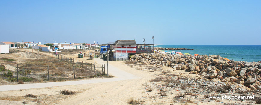 Acesso à Praia da Ilha do Farol (Mar)