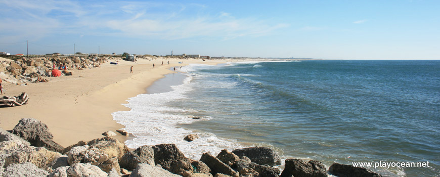View to Praia do Cabedelo (South) Beach