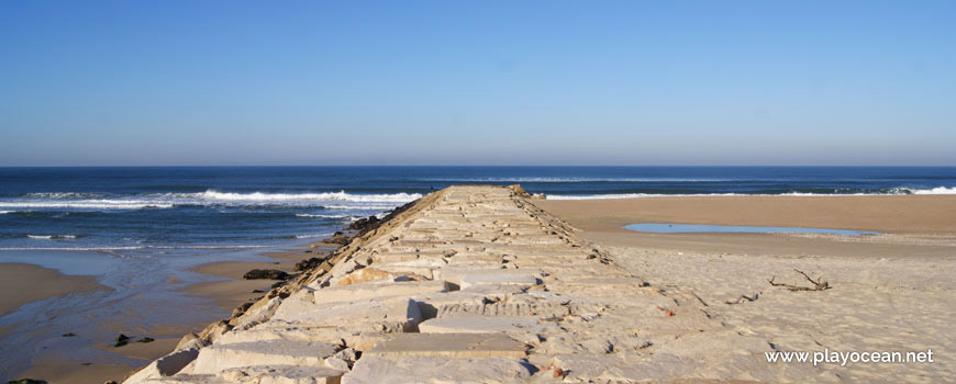 Sea at Praia da Costa de Lavos Beach