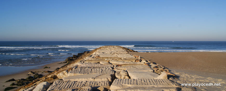 Pier, Praia da Cova Gala (North) Beach