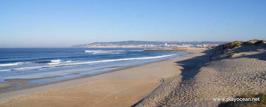 North at Praia da Cova Gala (South) Beach