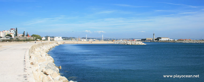 Panorâmica da Praia do Forte de Santa Catarina