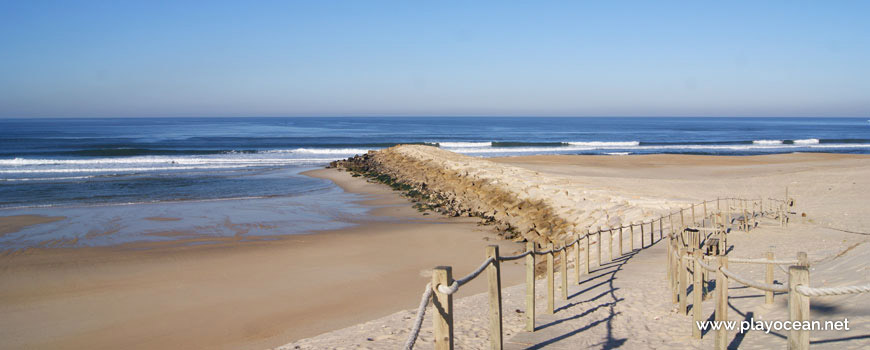 Walkway at Praia da Leirosa Beach