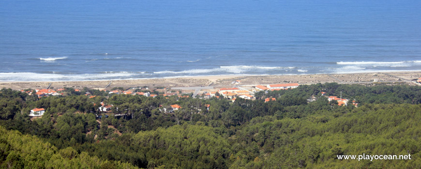 Panoramic of Praia da Murtinheira Beach