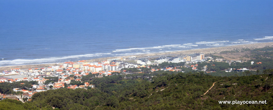 Panoramic of Praia de Quiaios Beach