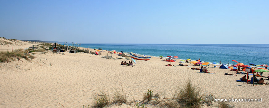 South of Praia do Carvalhal Beach
