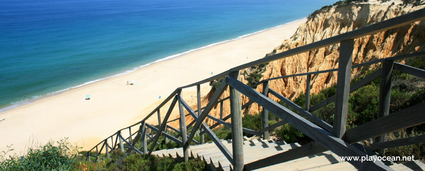 Stairs of Praia da Galé-Fontainhas Beach