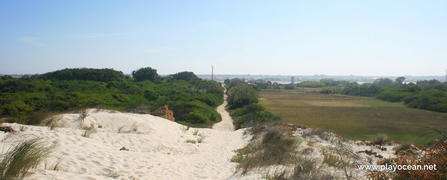 Exit of Praia da Costinha Beach