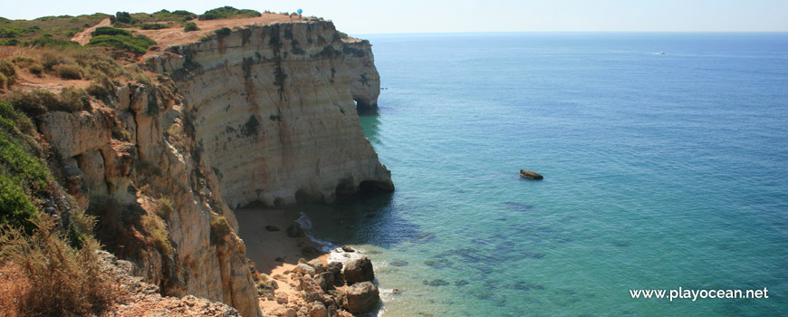 Cliff of Praia da Afurada Beach