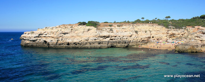 Cliff at Praia de Albandeira Beach