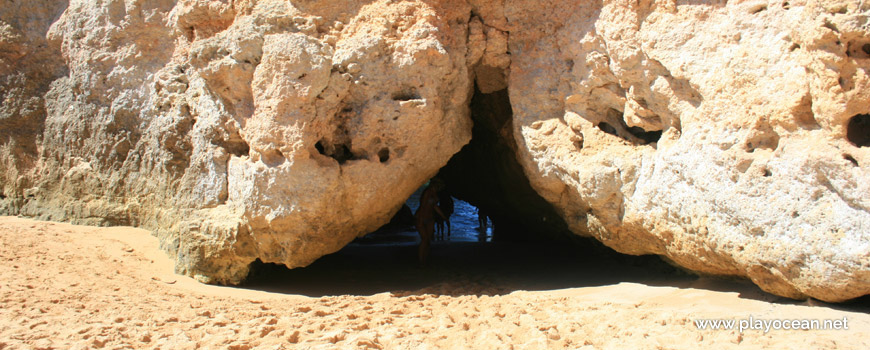 Cave at Praia de Albandeira Beach