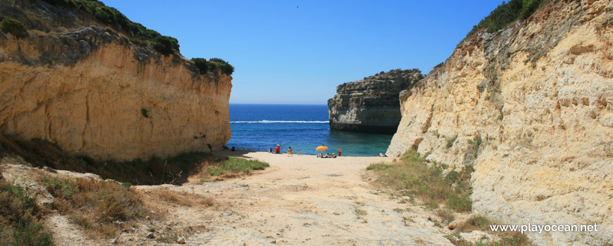 Entrance of Praia do Barranquinho Beach