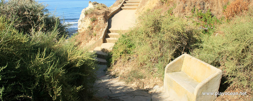 Stairway at Praia dos Beijinhos Beach