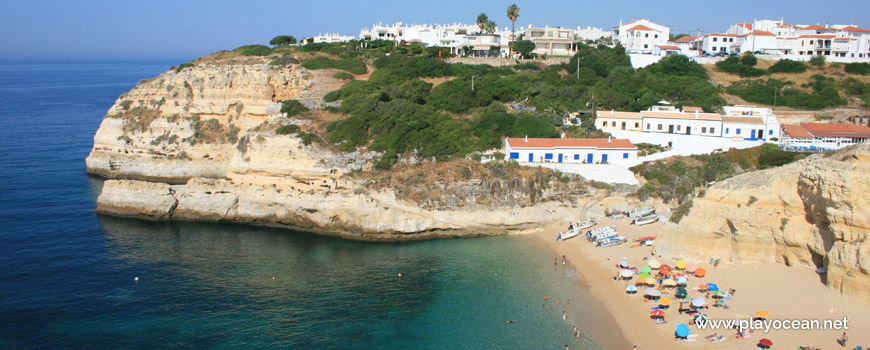 West at Praia de Benagil Beach