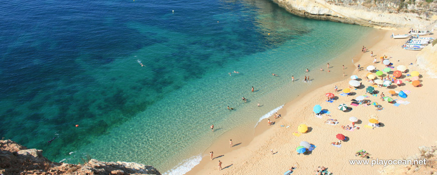 Sand of Praia de Benagil Beach