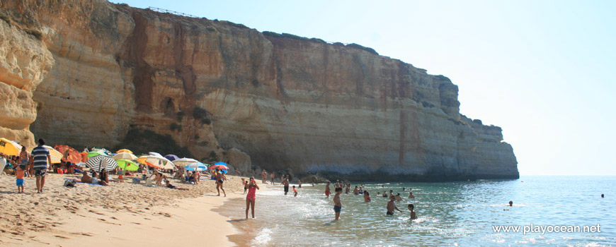 Seaside of Praia de Benagil Beach