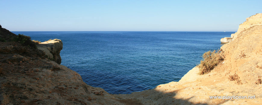 South at Praia da Cama da Vaca Beach