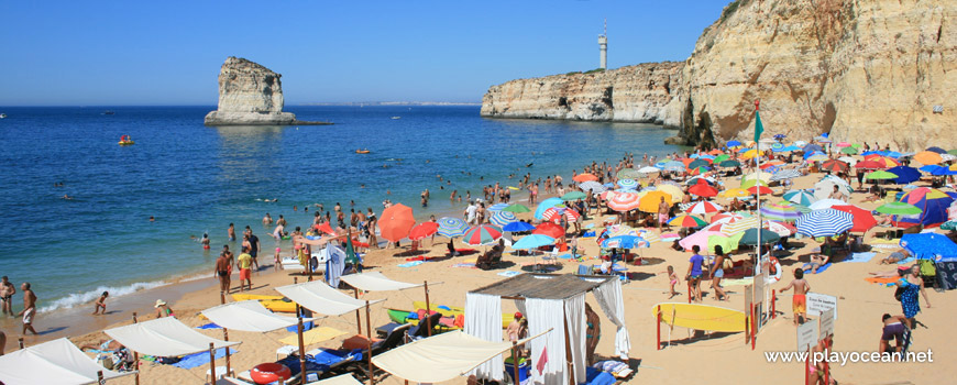 Umbrellas at Praia dos Caneiros Beach