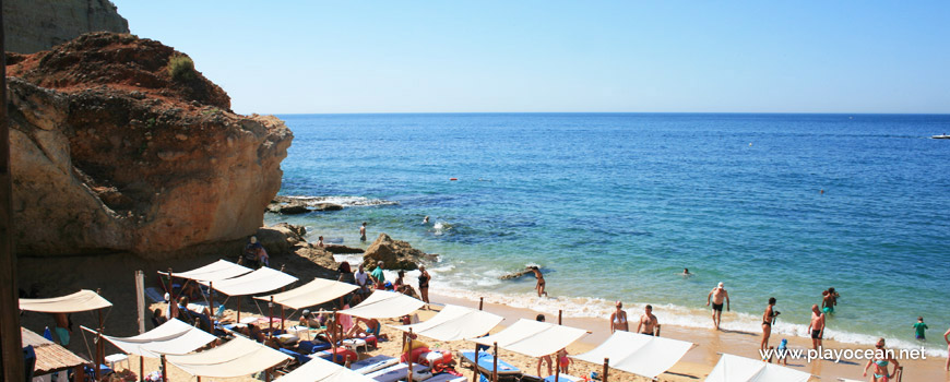 Zona de banhos na Praia dos Caneiros