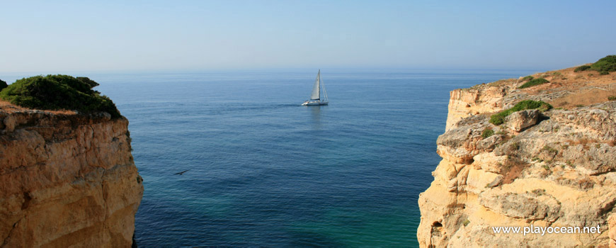 Sailboat at Praia do Cão Raivoso Beach