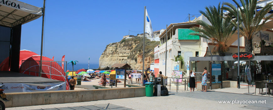 Entrance of Praia de Carvoeiro Beach