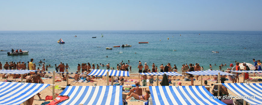 Sea at Praia de Carvoeiro Beach