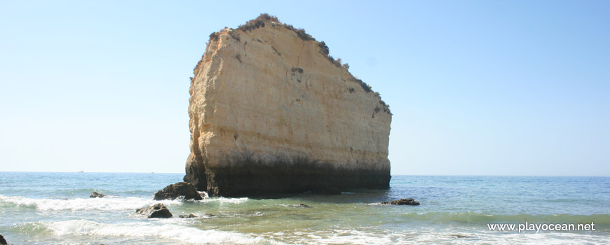 Rock at Praia da Cova Redonda Beach