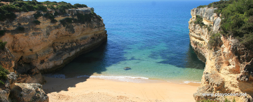 Bathing area at Praia das Fontainhas Beach