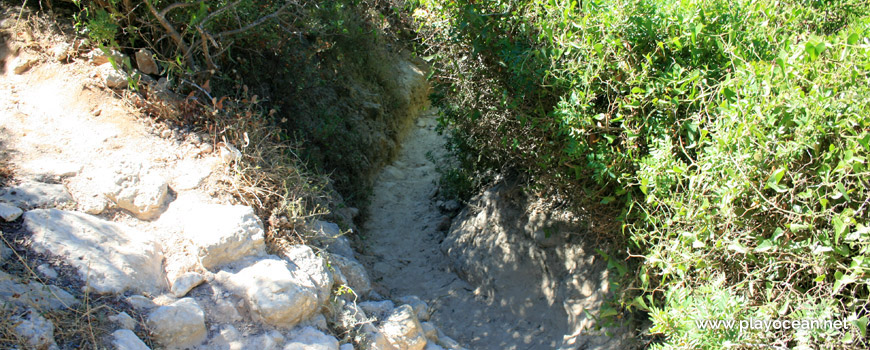 Acesso à Praia das Fontainhas