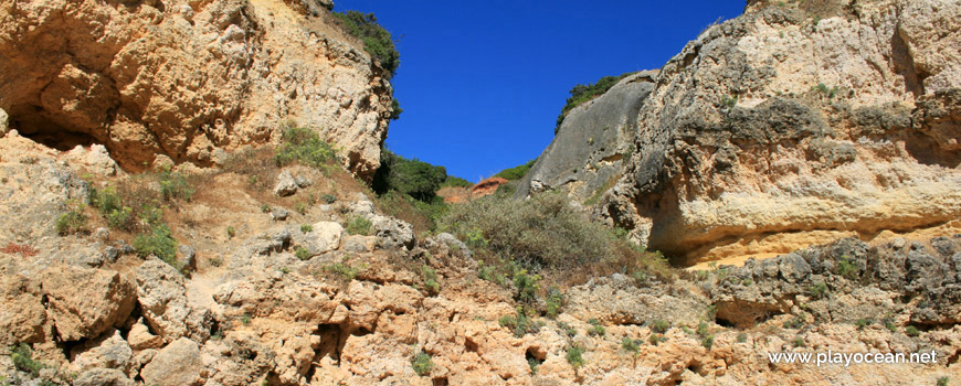 Falésia na Praia das Fontainhas